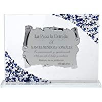Placa Homenaje para jubilacion. Placa Homenaje Agradecimiento- cumpleaños. Placa para Bodas de Oro. La personalizamos…